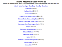 Tablet Screenshot of freakensweet.com